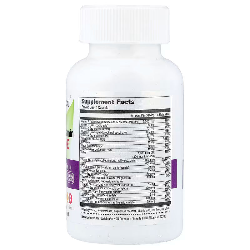 Multivitamin One-1 per day with Iron (BariatricPal)