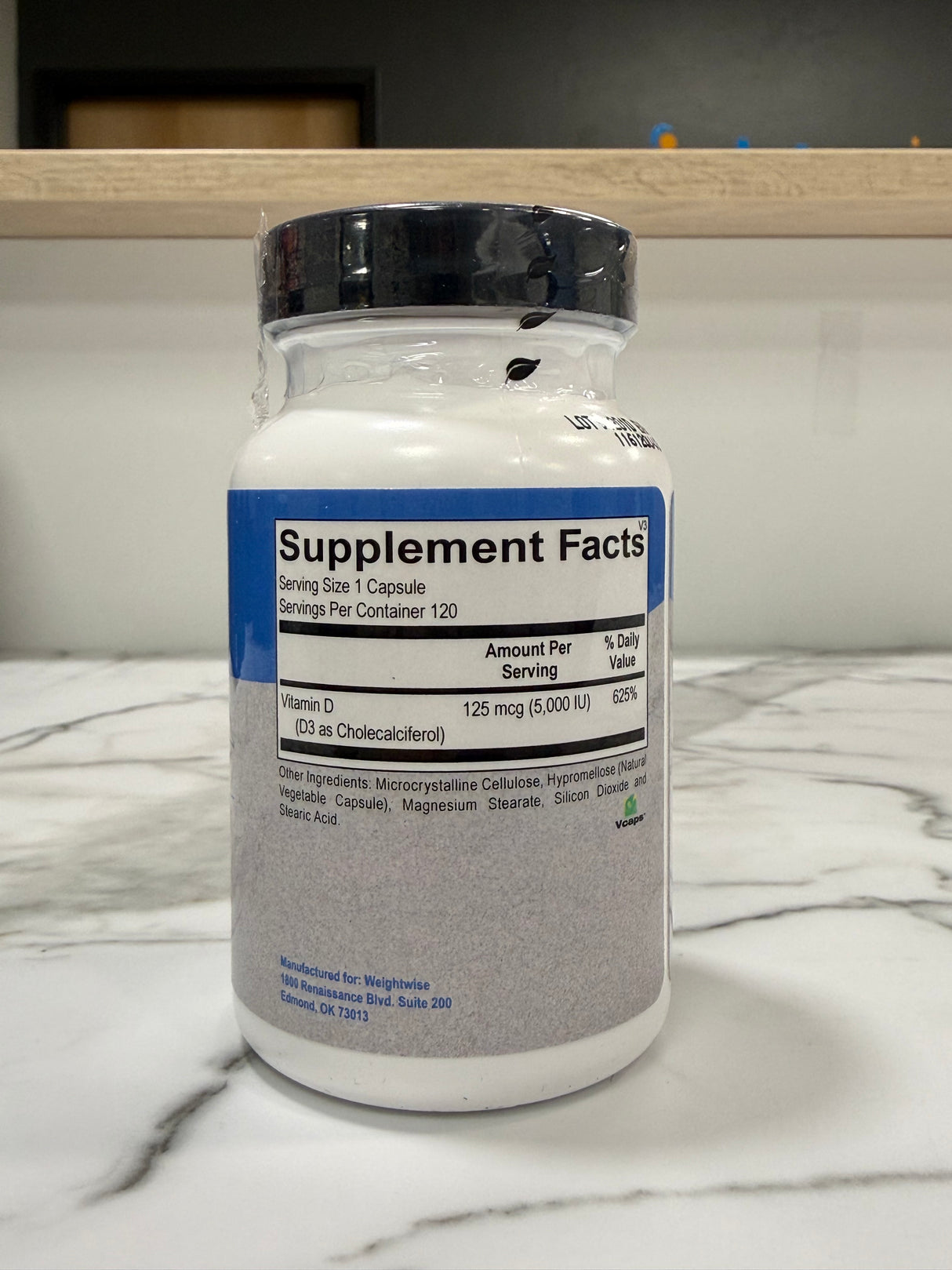 Vitamin D3 5,000 IU / 125 mcg