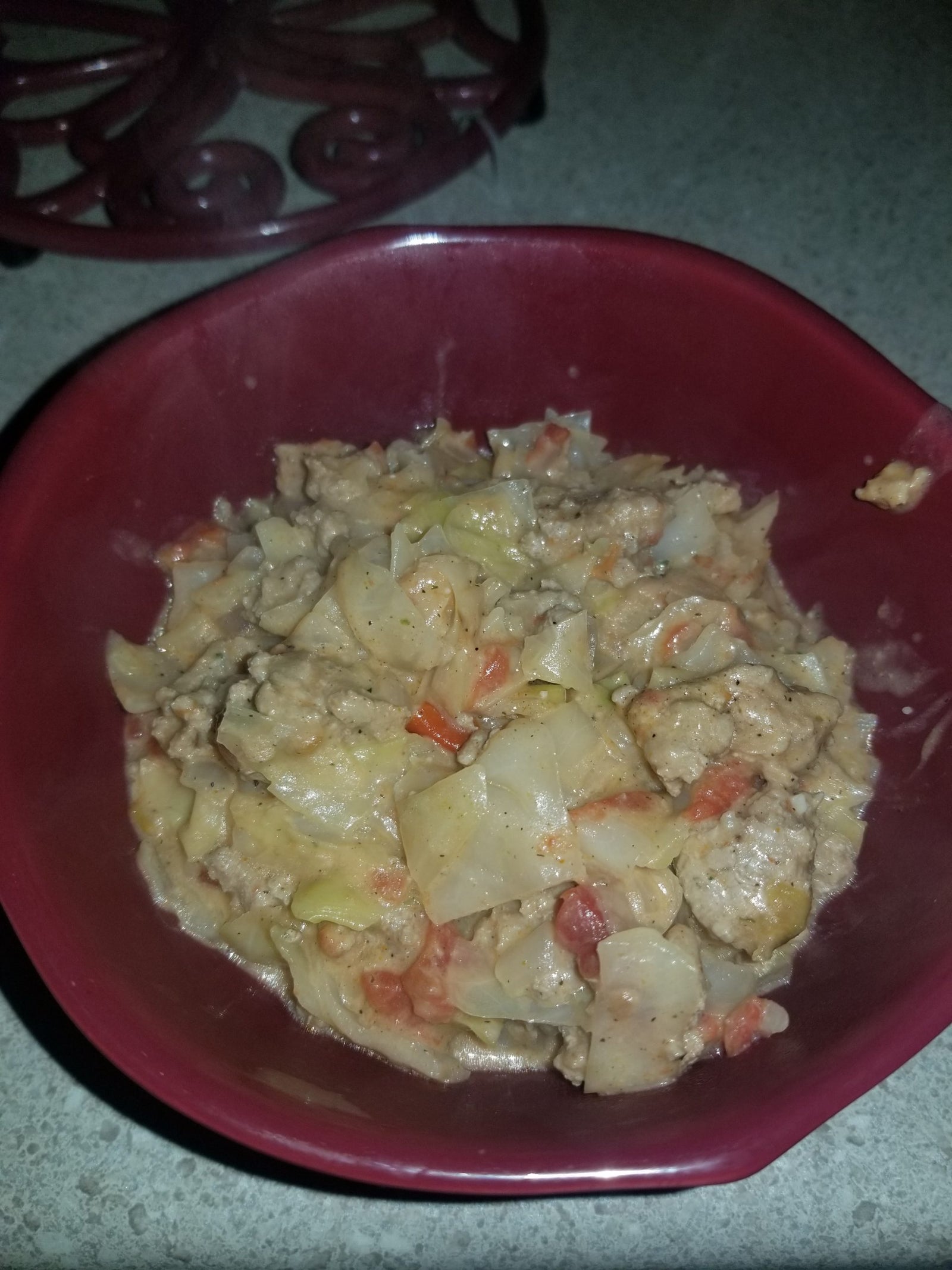 Cabbage Cheeseburger Helper