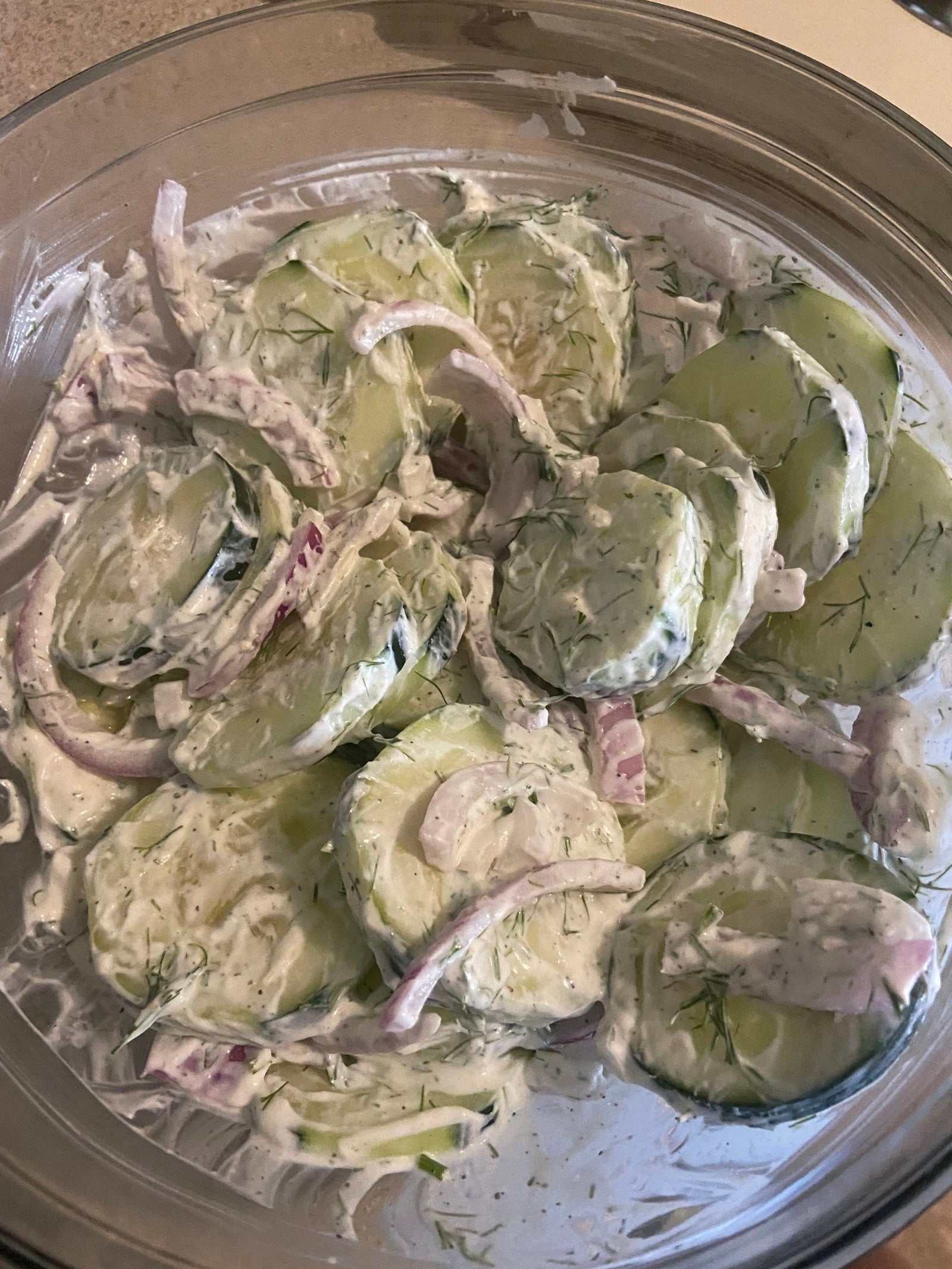 Creamy Cucumber Salad