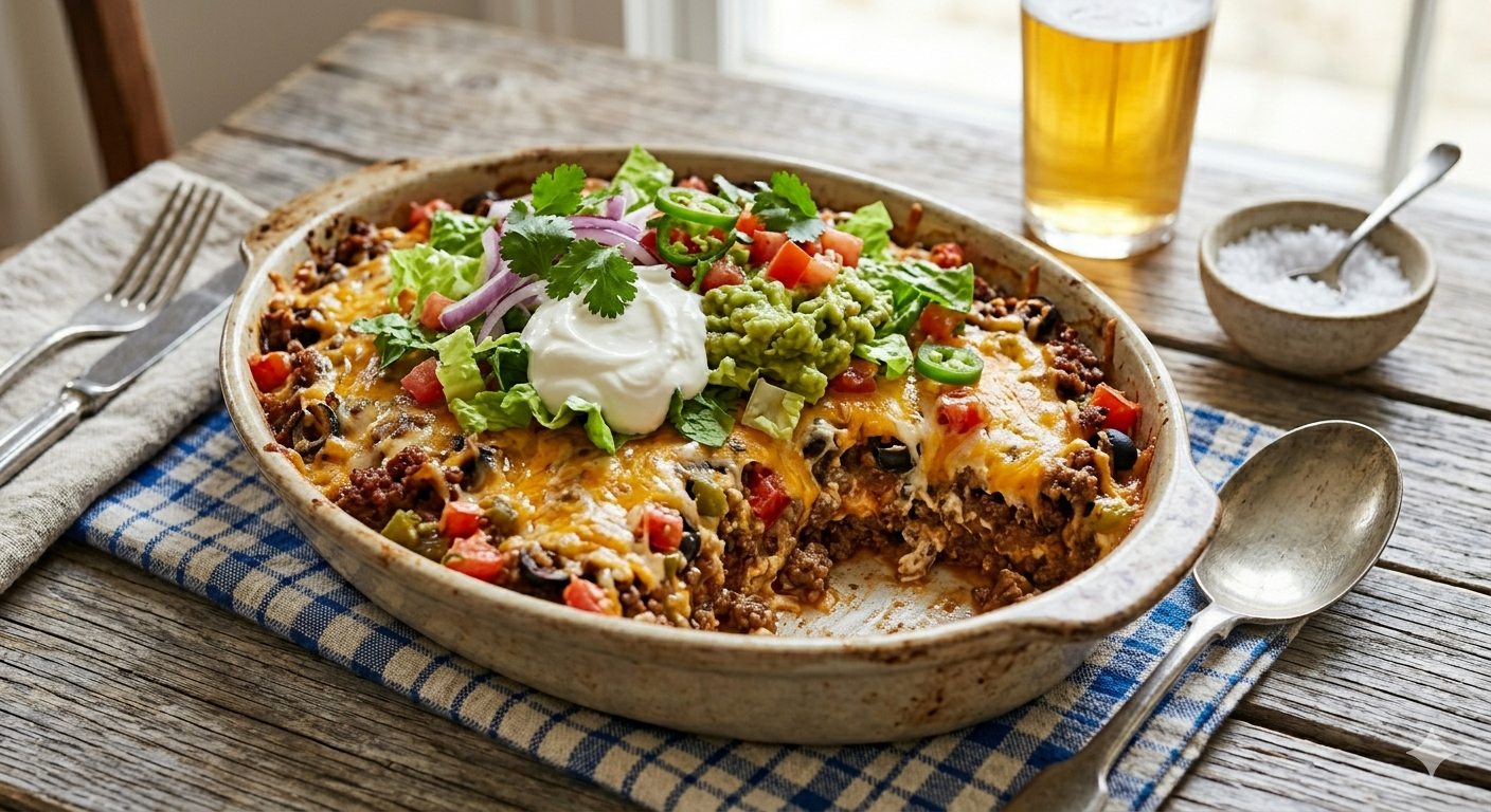 Low-Carb Taco Bake