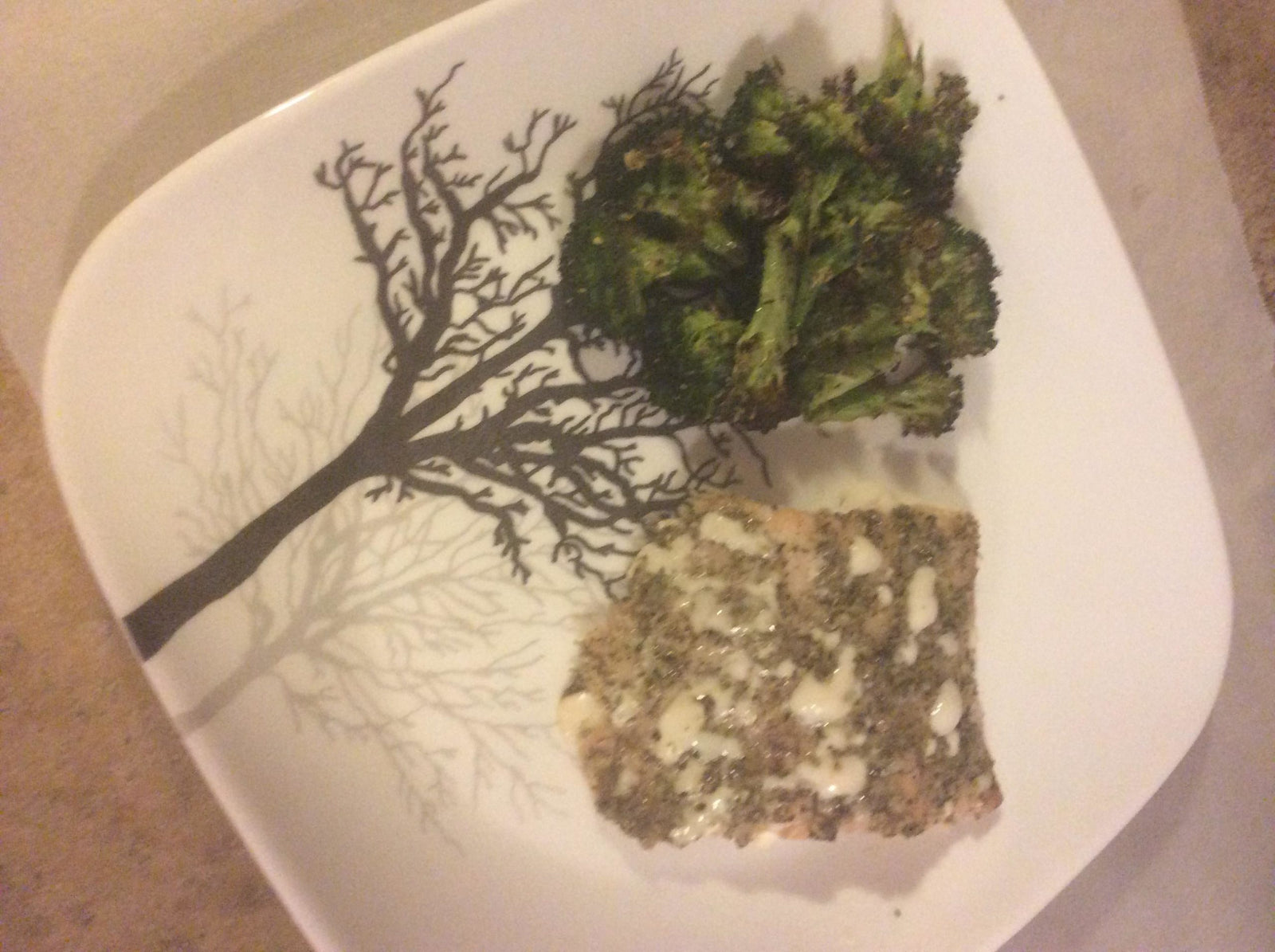 Baked Salmon and Broccoli