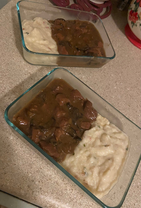 Slow Cooker Beef Tips with Mushroom Gravy
