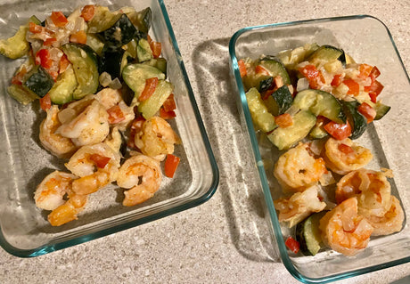 Parmesan Shrimp and Zucchini