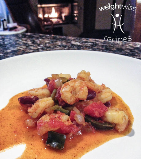 Spicy Shrimp & Tomato Stew