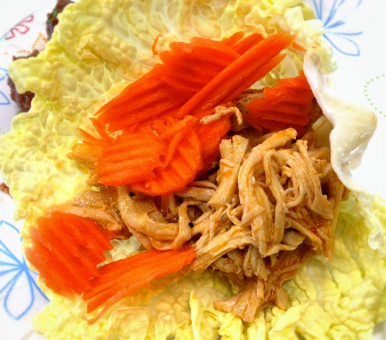 Slow Cooker Buffalo Chicken Wraps