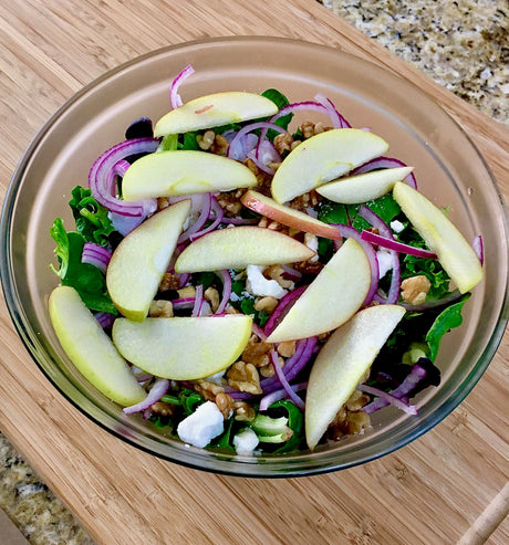 Apple Walnut Feta Salad