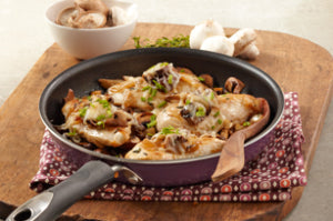 Mushroom Bruschetta Chicken Skillet