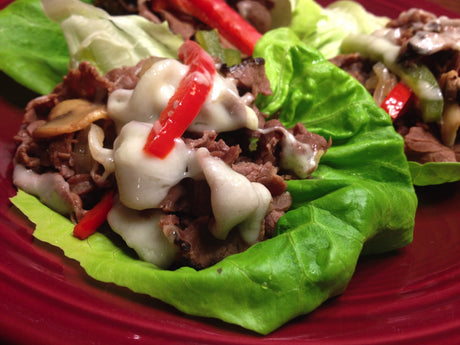 Cheesesteak Lettuce Wraps
