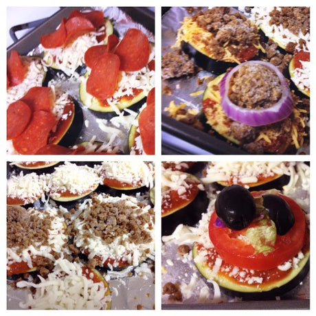 Eggplant Pizza Sliders