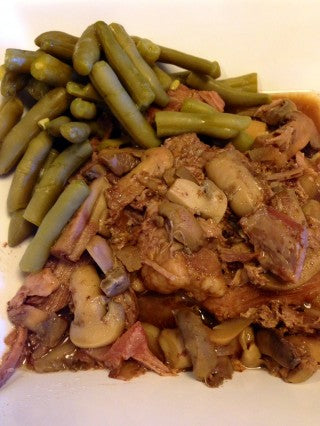 Slow Cooker Mushroom Roast