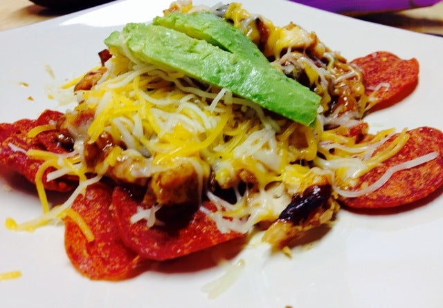 Pepperoni Crisp Chicken Nachos