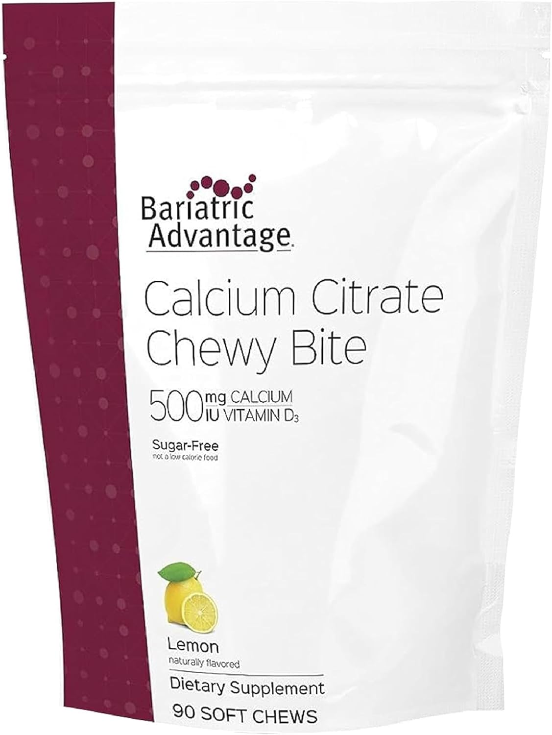Calcium Citrate Chewy Bites - 500 mg, 90 ct