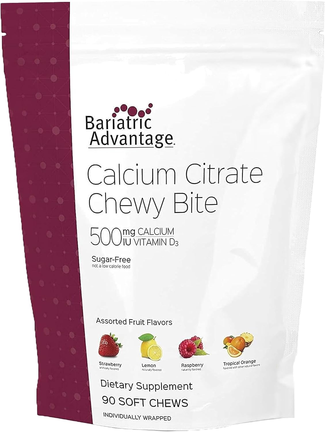 Calcium Citrate Chewy Bites - 500 mg, 90 ct