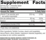 Iron - 60 mg (90 count) (Bariatric Advantage)