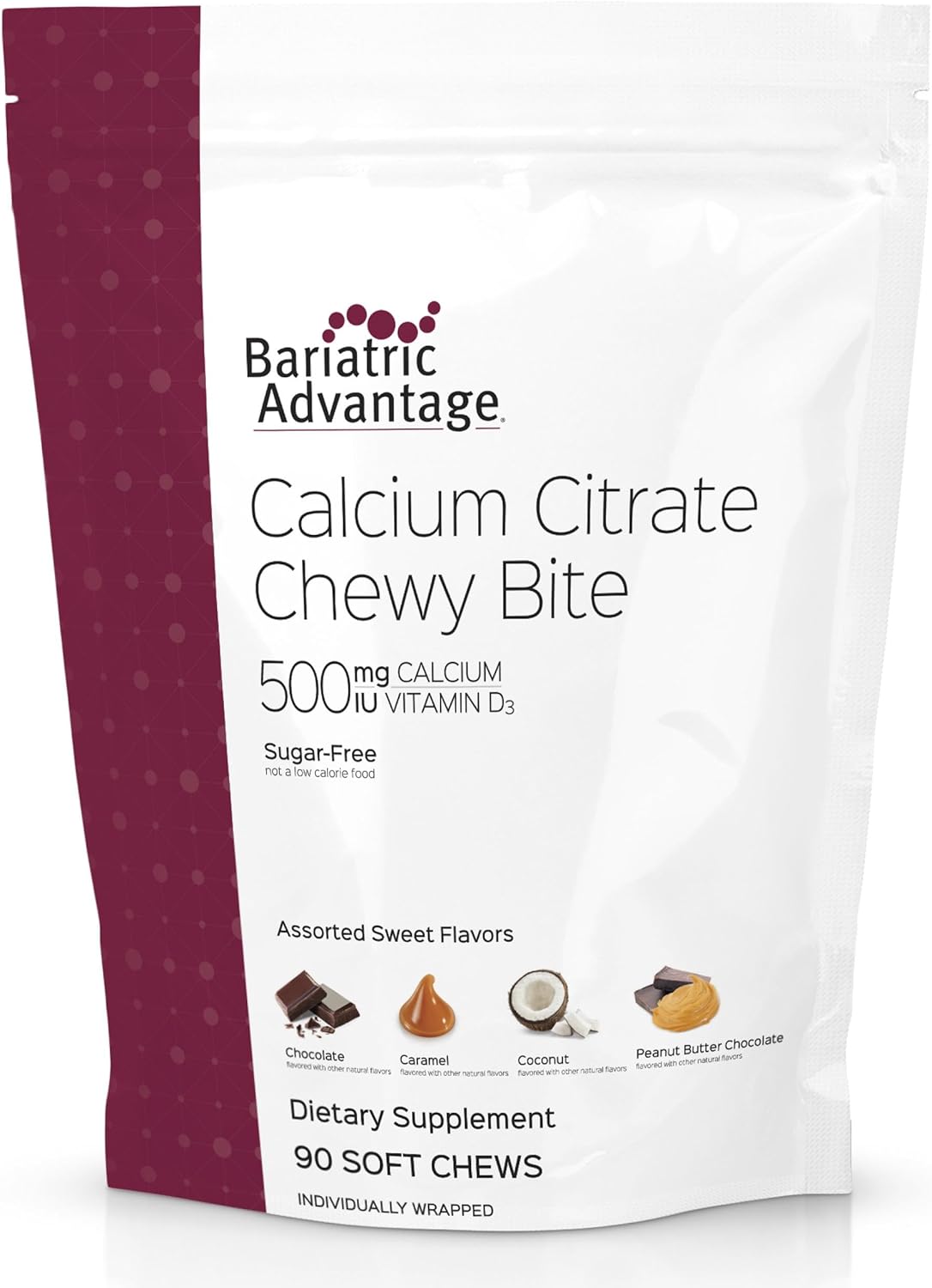 Calcium Citrate Chewy Bites - 500 mg, 90 ct