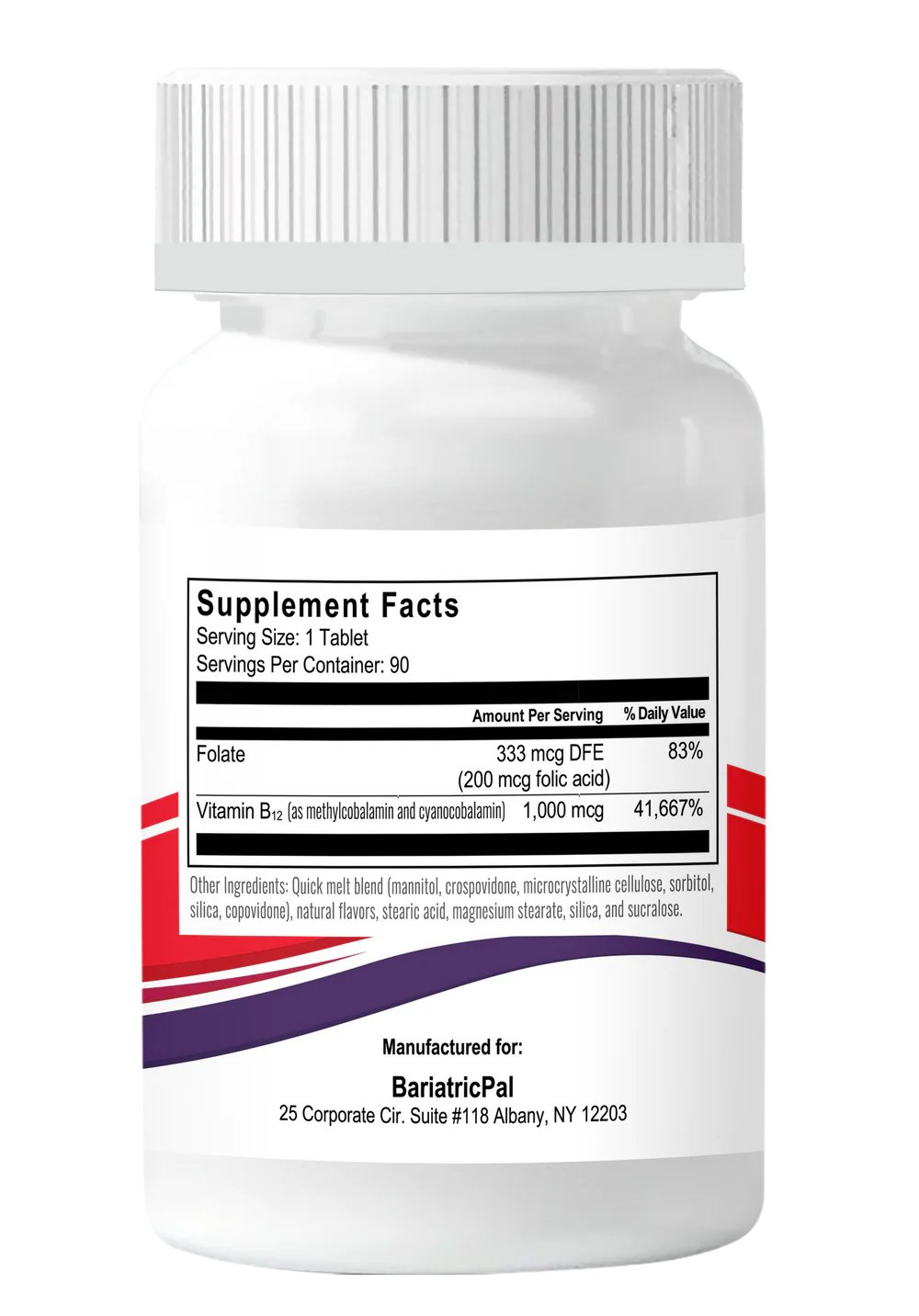 B12 Quick-Melt 1,000mcg (BariatricPal)