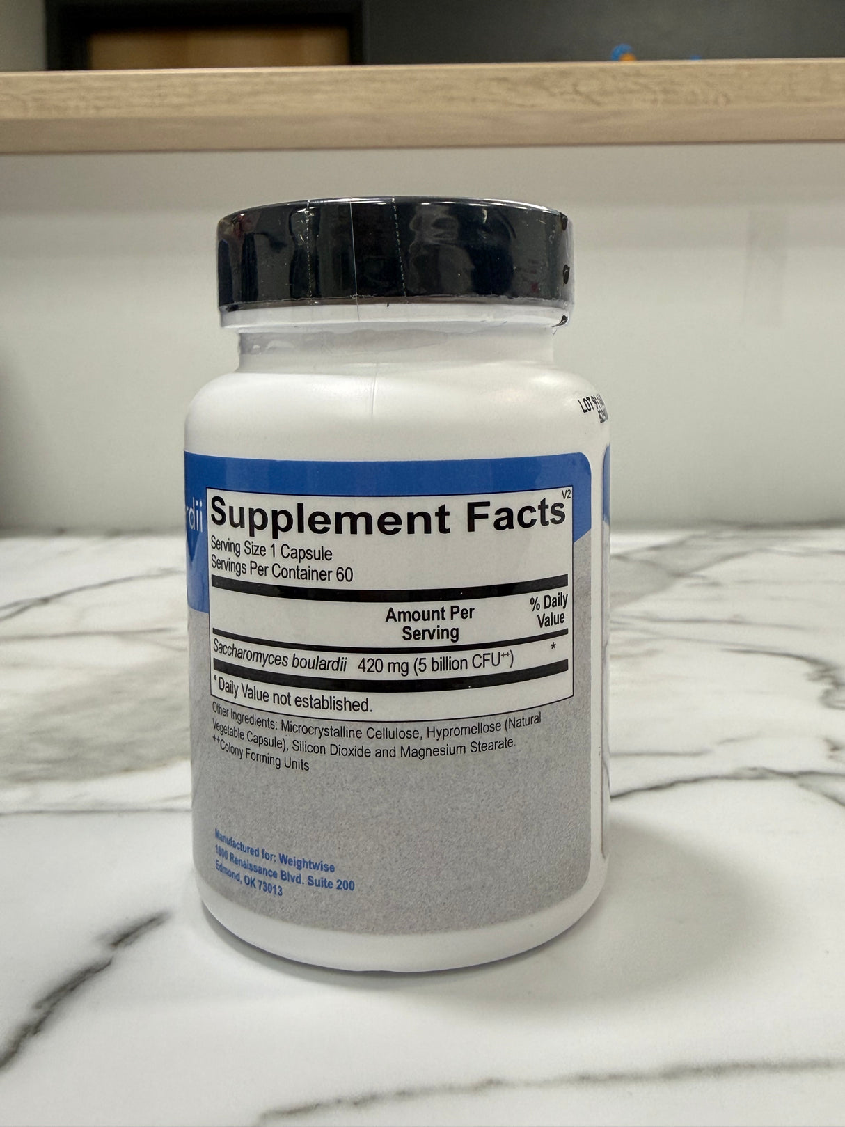 Saccharomyces boulardii capsule 60 count