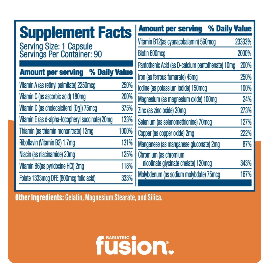 One Per Day-Multivitamin Capsule (Bariatric Fusion)