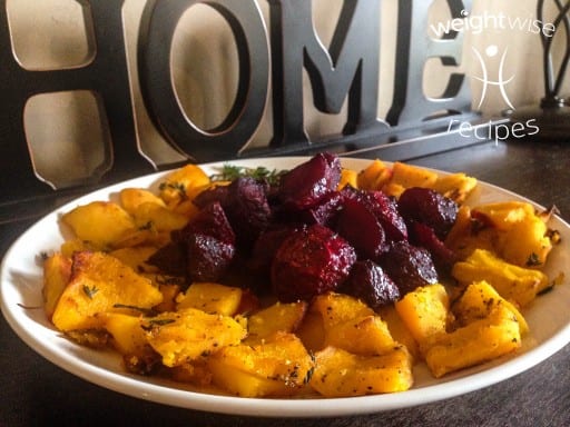 Roasted Beets and Pumpkin