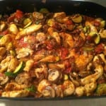 Italian Chicken, Mushroom, & Zucchini Skillet