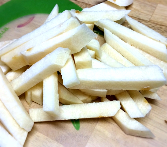precooked fries