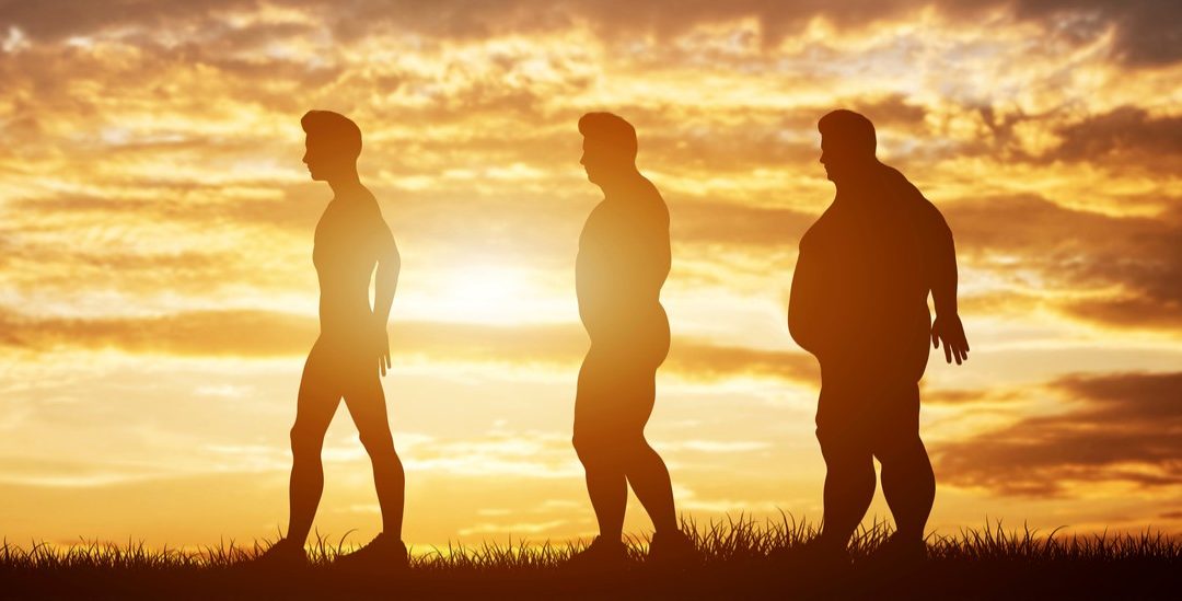 Silhouettes of three men of different body sizes to illustrate How Overweight for Gastric Bypass Do I Need to Be?
