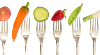 veggies-on-forks
